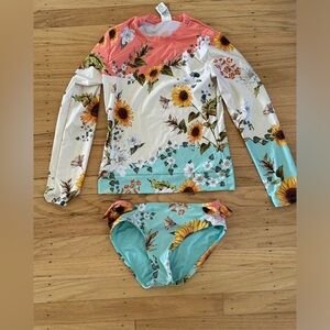 Stunning Agua Bendita Girls Swimsuit, Barely Worn.